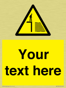 Custom Deep Water Sign